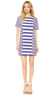 Rebecca Taylor Striped Jersey Dress