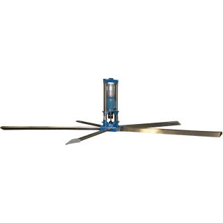 Patterson High-5 High-Volume Ceiling Fan — 24Ft., 384,363 CFM, 380-460 Volt 3-Phase, Model# H5F24B-220-2HP  Ceiling Fans