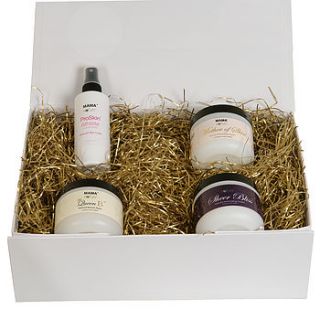 fit and fab organic skin care gift set by mama nature