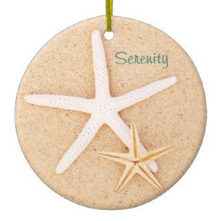 Starfish Serenity Prayer Ornament