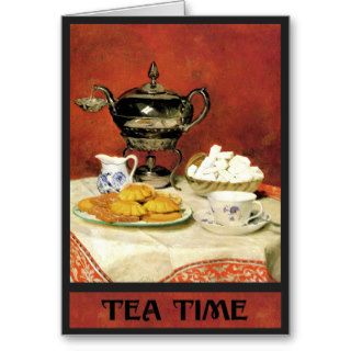 Albert Samuel Anker ~ Tea Time Greeting Cards