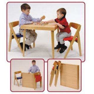 Stakmore Folding Kids Table   Natural
