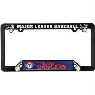Texas Rangers   Logo & Name License Plate Frame   Sports Fan License Plate Frames