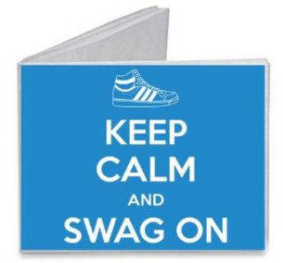 Keep Calm and Swag On Tennis Shoe   Paper Tyvek Wallet Clothing