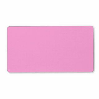 Plain girly pink solid background blank FAA2D5 Custom Shipping Label