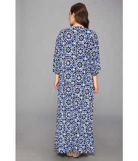 MICHAEL Michael Kors Plus Size V Neck Stud Maxi Dress