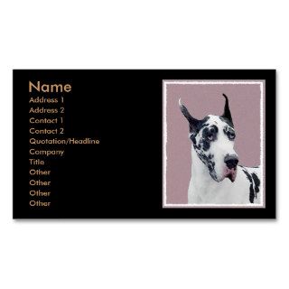 Great Dane Business Cards