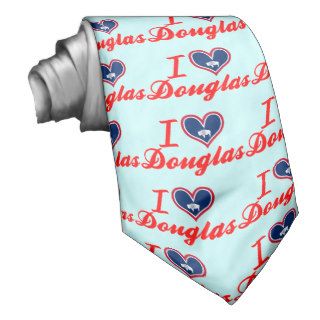 I Love Douglas, Wyoming Necktie