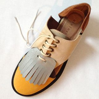 fringed shoe tongue duo by lost values