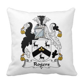 Rogers Family Crest Pillows