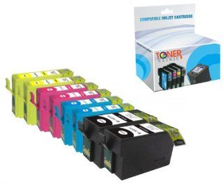 Toner Clinic  TC T127 8PK 2 Black 2 Cyan 2 Magenta 2 Yellow Remanufactured Inkjet Cartridge for Epson T127 127 #127 T1271 T1272 T1273 T1274 Extra High Capacity Compatible With Epson Stylus NX530 NX625 WF 7010 WF 7510 WF 7520 WorkForce 545 60 630 633 635 6