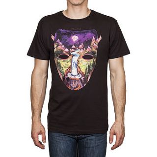 men's nature mask t shirt by monster threads
