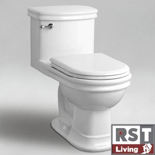 RST Living Icera Wilshire Elongated One piece WhiteToilet RST Brands Toilets