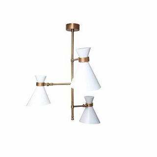peggy three shade, ceiling lamp by gong chelsea