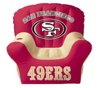 San Francisco 49ers Inflatable Chair with two drink holders —