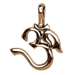 OM Bronze Pendant Necklace Women's Men's Spiritual New Age Jewelry FREE 33" CORD INCLUDED Jewelry