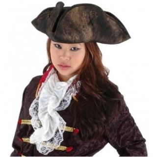 Scallywag Black Pirate Hat Costume Accessory Clothing