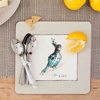 anna wright placemats by scarlett willow ltd