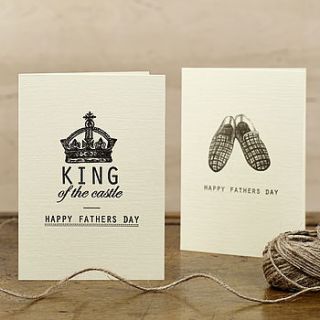 hand printed fathers day cards by katie leamon