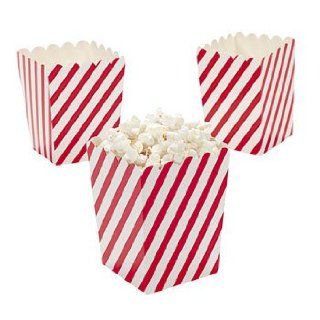 Mini Red & White Striped Popcorn Boxes   Vacation Bible School & Party Supplies Health & Personal Care