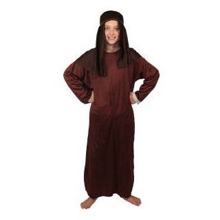 Kids Brown Nativity Gown (lg) Clothing