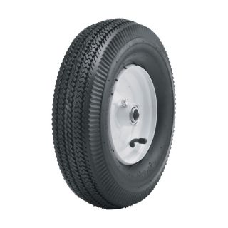 Marathon Tires Pneumatic Wheelbarrow Tire — 3/4in. Bore, 4.10/3.50-6in.  Low Speed Wheels
