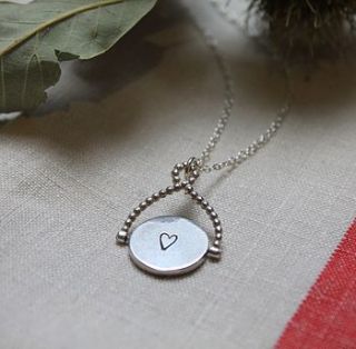 personalised spinning necklace by posh totty designs boutique