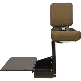 K & M Trainer Seat for John Deere Tractors — Brown, Model# 8211  Construction   Agriculture Seats