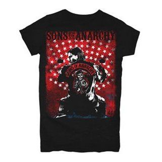 Sons of Anarchy   Motorcycle T shirt Juniors (Juniors' Small) Fashion T Shirts