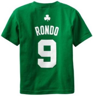 NBA Boston Celtics Rajon Rondo Short Sleeve Name & Number Tee   R8A3Ftdcx Youth  Sports Fan T Shirts  Clothing