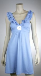 University of North Carolina UNC Tarheels Womens Ruffle Dress   Sorority Girl  Sports Fan Apparel  Clothing