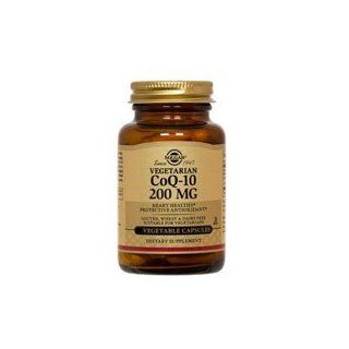 Vegetarian CoQ 10 200 mg Vegetable Capsules, 200 mg, 30 V Caps (Pack of 4) Health & Personal Care