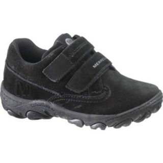 Merrell Sight Strap Hook and Loop Oxford (Big Kid),Black, 5 M US Youth Shoes