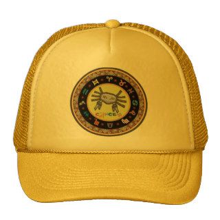 Stylized Cancer Zodiac sign Trucker Hat