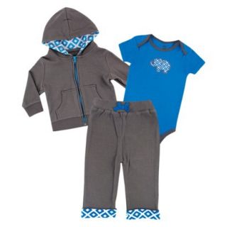 Yoga Sprout™ Newborn Boys Bodysuit and Pant Set