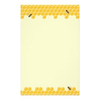 Bees And Honeycomb stationery