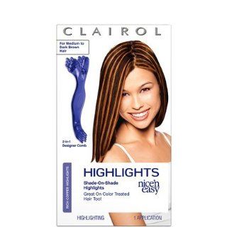Clairol Nice n Easy Shade On Shade Highlights Rich Copper For Medium to Dark Brown Hair  Hair Highlighting Products  Beauty