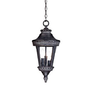 Seville Collection Hanging Lantern 3 light Outdoor Stone Light Fixture Other Outdoor Lighting