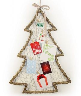 willow tree christmas card holder by ella james