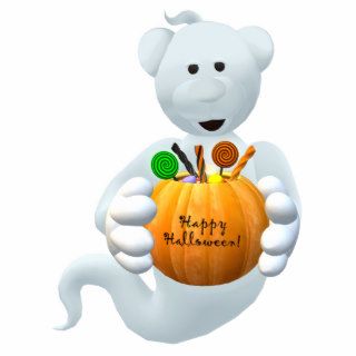 Dinky Bears Little Ghost with Goodies Cut Outs