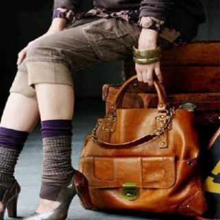 2013 Fashion Girl's Requisite Multifunctional Bag Hangbag Tote Bag Brown Shoes