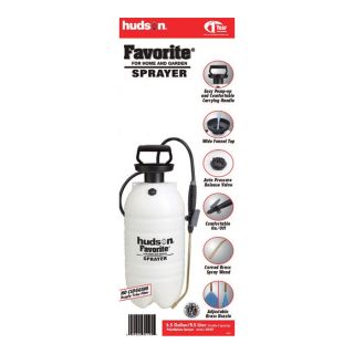Hudson Favorite Sprayer — 2 1/2 Gallon, 40 PSI, Model# 30193  Portable Sprayers