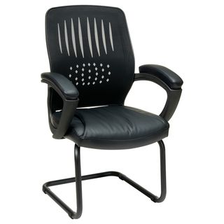 Office Star Products Work Smart Eco Leather Seat Visitor's Chair Office Star Products Visitor Chairs