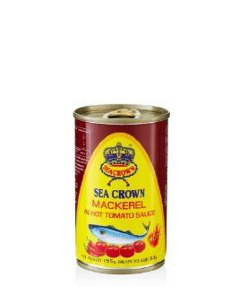 Sea Crown, Canned Mackerel in Tomato Sauce   5.46 Ounces  Packaged Pasta Dinner Kits  Grocery & Gourmet Food