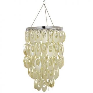 Battery Operated Oval Shimmering Chandelier