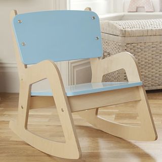 child's personalised rocking chair by millhouse