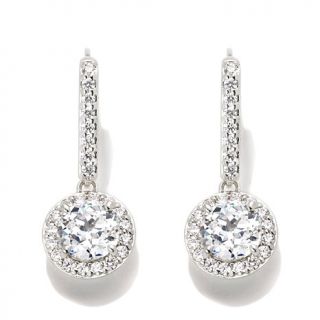 Jean Dousset 3.44ct Absolute™ Round Drop Earrings