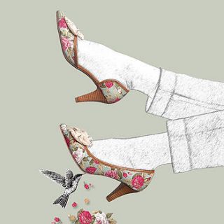 rose floral court shoes *rrp £80* by stasia