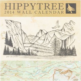 Hippy Tree 2014 Wall Calendar   GWP