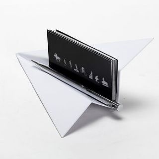 paper plane pen or business card holder by living hq